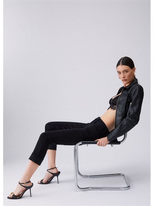 Pants woman black LIU JO | UA6006T2594/22222